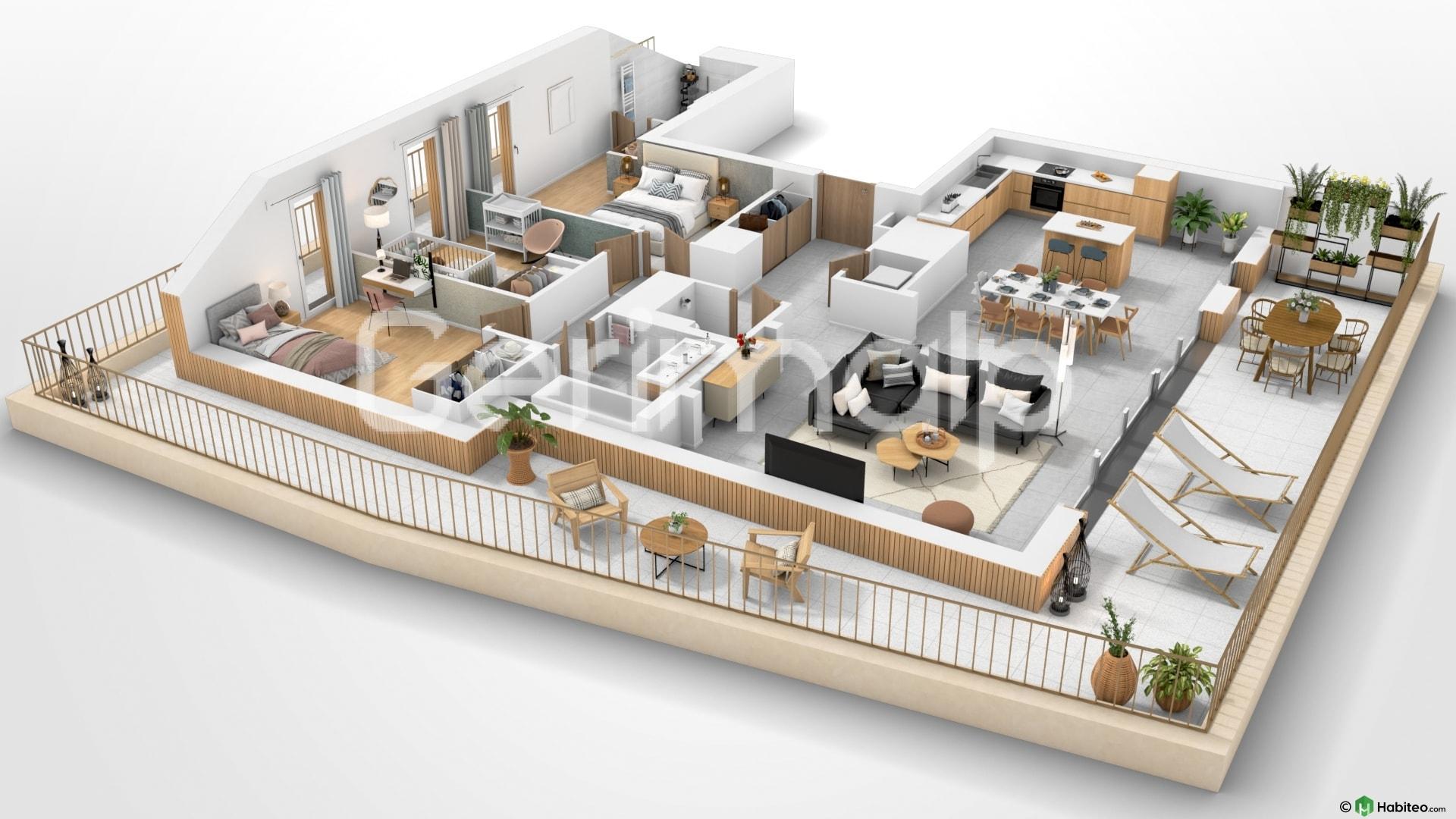 Photo Vente Appartement 4 pièces 112 m²