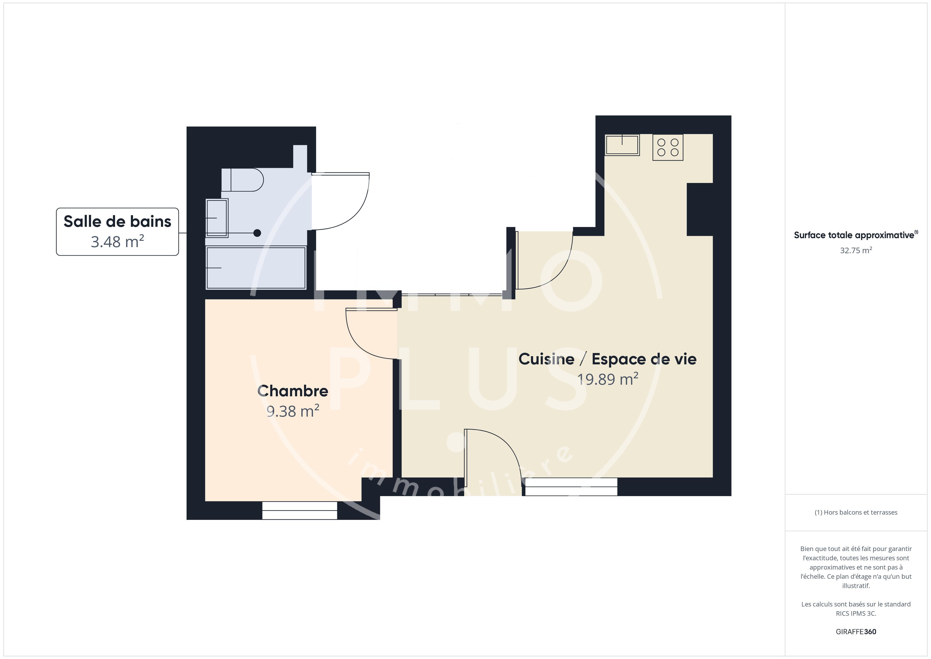 Photo Vente Appartement 1 pièce 37,07 m²